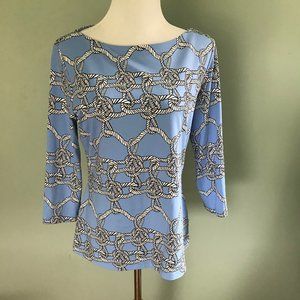 J. McLaughlin Stretch Top Rope Design M